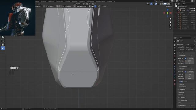 STARFIELD refernece modeling tutorial for Blender смотреть онлайн