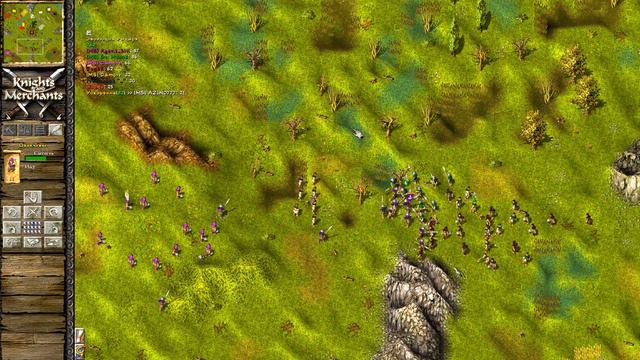 KaM Remake Knights Evolve 2v2v2v2 Нубы сбежали (сетевая игра) смотреть онлайн