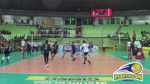 PLAYERS ON VOLLEYBALL - The best of Lucas Borges (Opposite/Oposto) 2018/2019 смотреть онлайн