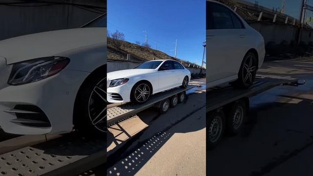 Отправили гидроцикл и мерседес в Москву #автоизсша