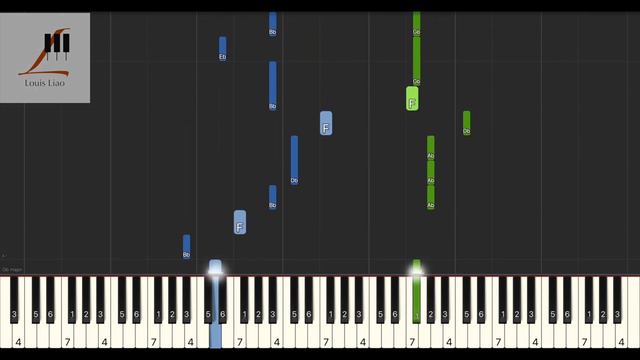 蔡依林 Jolin Tsai 親愛的對象 Untitled 電影 關於我和鬼變成家人的那件事 主題曲 鋼琴教學 Synthesia 琴譜 смотреть онлайн