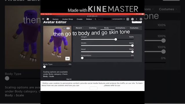 How to change different body parts in roblox mobile or iOS or Android смотреть онлайн