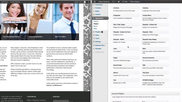 Quick start: WordPress Widgets смотреть онлайн