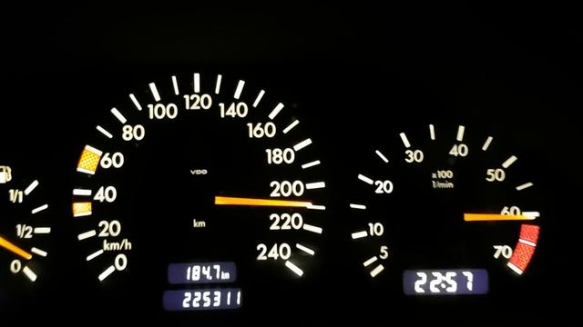 Mercedes C200 w202 Acceleration top speed 0- kmh