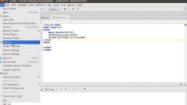 WebStorm - Live editing смотреть онлайн
