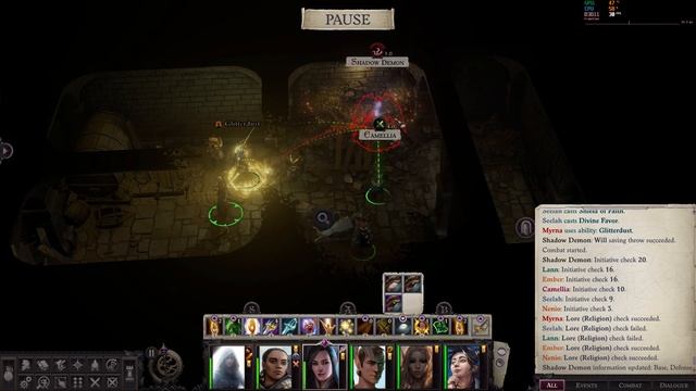 Pathfinder: Wrath of the Righteous - Shadow Demon optional mini-boss fight (Core difficulty) смотреть онлайн