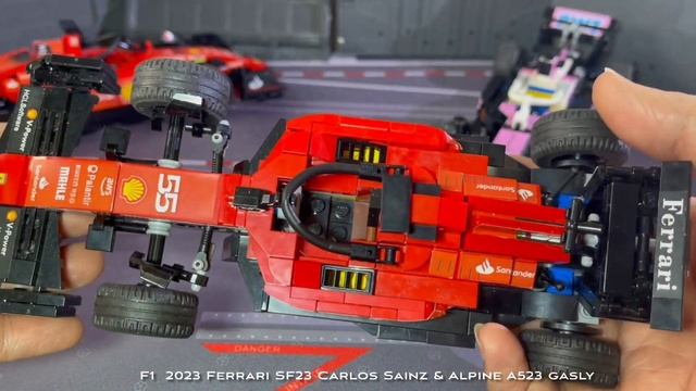 LEGO Formula 1 2023 Ferrari SF23 Carlos Sainz & Alpine A523 Gasly