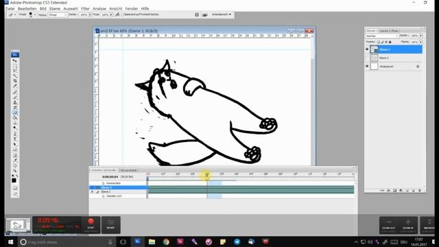 Animating a small GIF in Photoshop смотреть онлайн