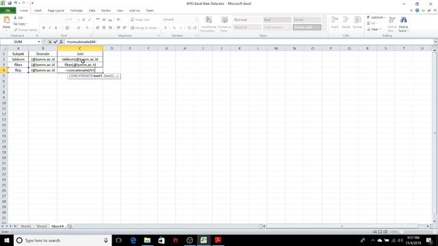 Tugas Pengerjaan Modul (Tutorial Ms Excel)