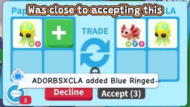 NEON BLUE RINGED OCTOPUS TRADING VALUES in Adopt Me! #dangeregg смотреть онлайн