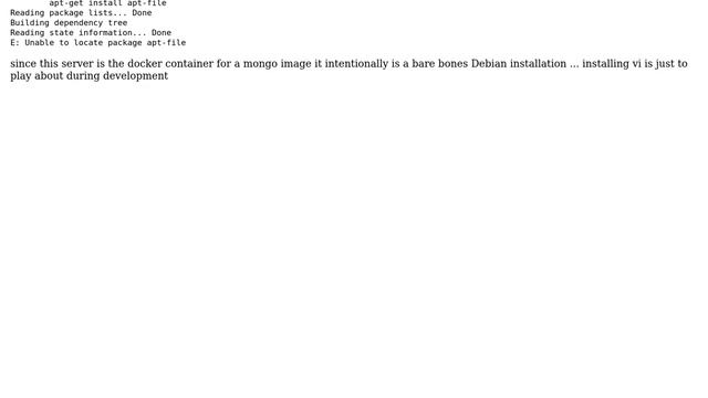 Unix & Linux: E: Unable to locate package vim on Debian jessie simplified Docker container смотреть онлайн
