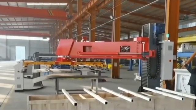 Модуль-манипулятор для загрузки листового металла на лазерный станок смотреть онлайн