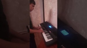 Игорь Тальков- "Солнце уходит на запад" на синтезаторе Yamaha E463.