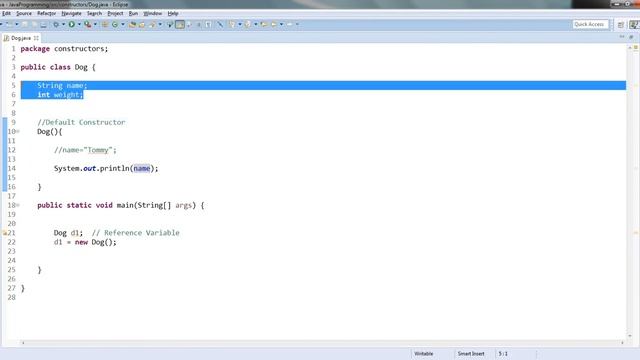 Constructors in Java | Constructor Overloading смотреть онлайн