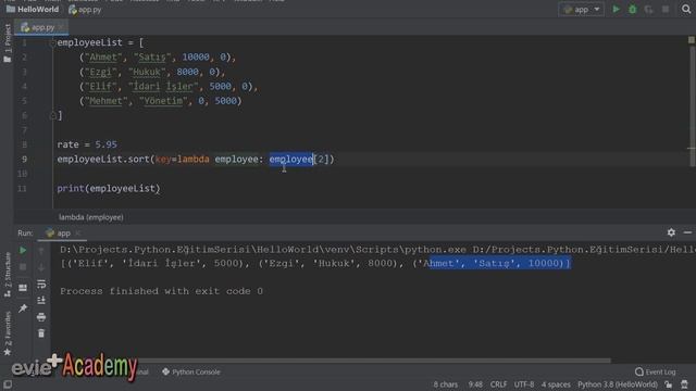 Python Dersleri: 41 - LAMBDA İFADELERİ, FONKSİYONLARI (2020) смотреть онлайн