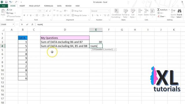 How To Exclude Cells In A Column From Sum In Excel смотреть онлайн