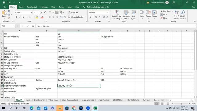 Oracle Fusion Finance real-time training |accounting method | Data Access смотреть онлайн