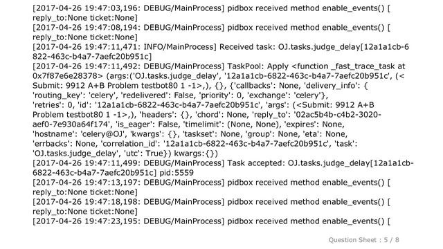 Django : pidbox received method enable_events() [reply_to:None ticket:None] in Django-Celery смотреть онлайн