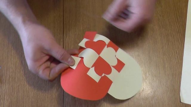 ВАЛЕНТИНКА\ объёмное сердце из бумаги смотреть онлайн