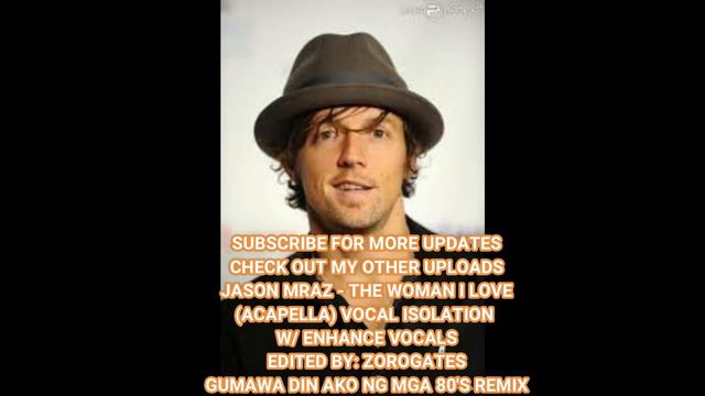 Jason Mraz - The Woman I Loved (VOCALS ONLY) (ACAPELLA) with fcuking Claim Copyright again .... смотреть онлайн