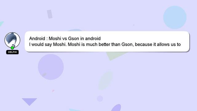 Android : Moshi vs Gson in android смотреть онлайн