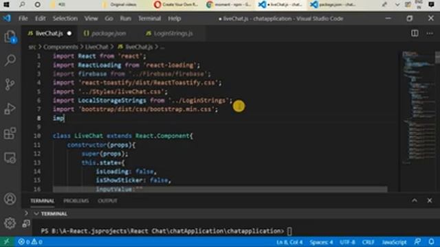 #20 Build ReactJS Project Firebase Chat Application | Live Chat Part-4 Writing Send Message Functio смотреть онлайн