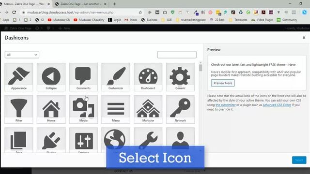 How to add Menu Icon in WordPress using Menu Icons by ThemeIsle смотреть онлайн