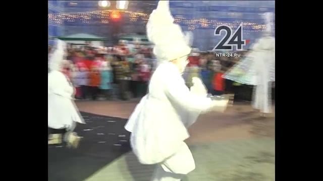 Парки и скверы Нижнекамска в Новый год смотреть онлайн