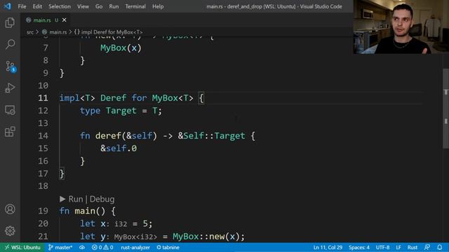 23. Smart Pointers in Rust - The Deref Trait смотреть онлайн