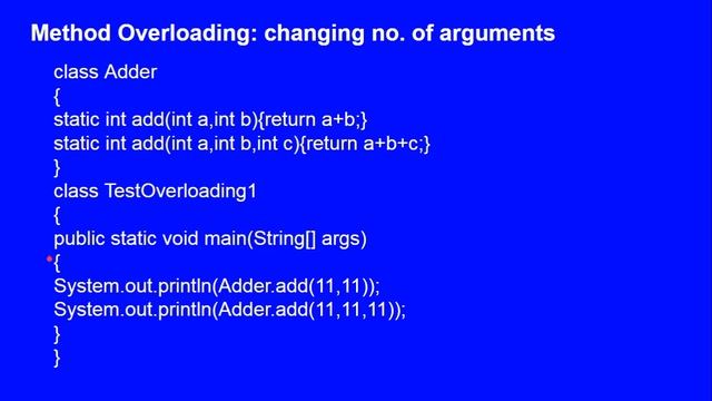Method Overloading in Java| смотреть онлайн