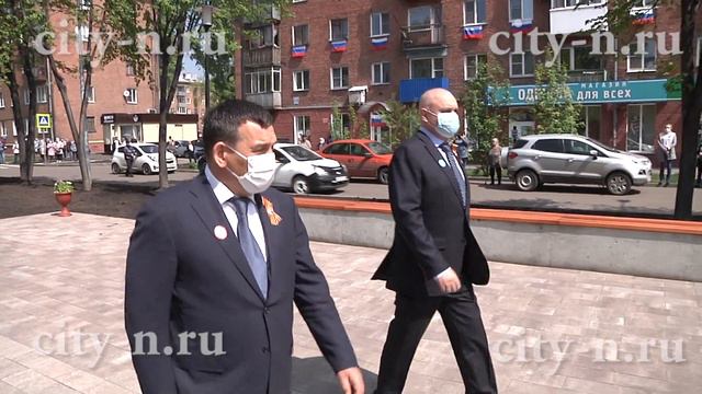 Сегодня Сергей Цивилев открывает парки и садит деревья в Новокузнецке смотреть онлайн