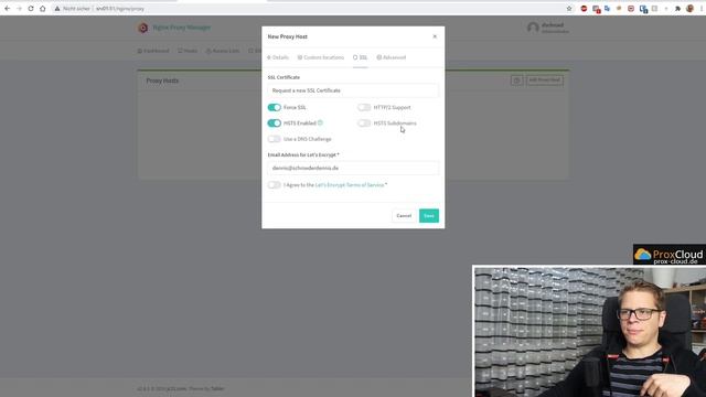 NGINX Proxy Manager - Einrichtung und Let's Encrypt Zertifikate - Reverse Proxy смотреть онлайн