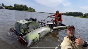 МОТОСОБАКА НЕ УТОНЕТ! Или как сохранить свои деньги! Плавающий мотобуксировщик!