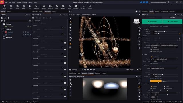 MAVERICK RENDER: 18 01 SKETCHFAB TURNTABLES смотреть онлайн