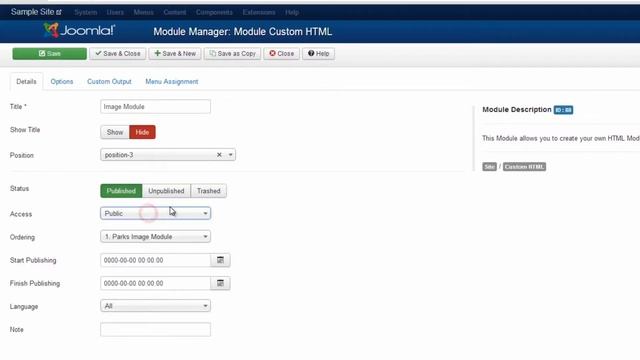 Editing modules in Joomla! 3 смотреть онлайн