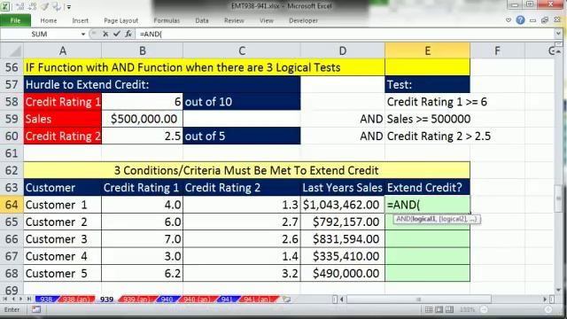 Excel Magic Trick 939: Use OR and AND Functions In IF Function For Logical Tests смотреть онлайн