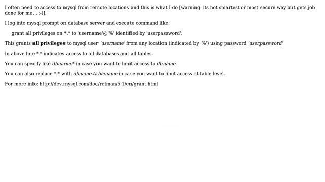 DevOps & SysAdmins: Allowing hosts to connect remotely to MySQL? (2 Solutions!!) смотреть онлайн