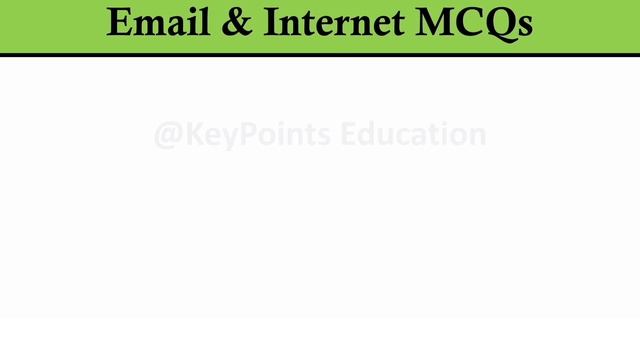 Top 100+ Internet and Email MCQs смотреть онлайн