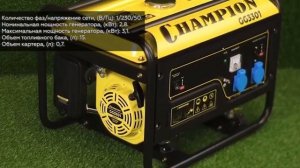 Бензиновый генератор CHAMPION GG3301