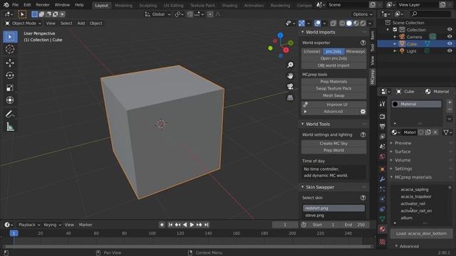 MCprep v3.2.4, the Community Update | Blender Minecraft Addon смотреть онлайн
