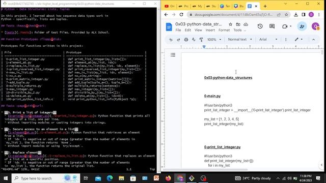 0x03. Python - Data Structures: Lists, Tuples -- TASK COMPLETE 200% смотреть онлайн