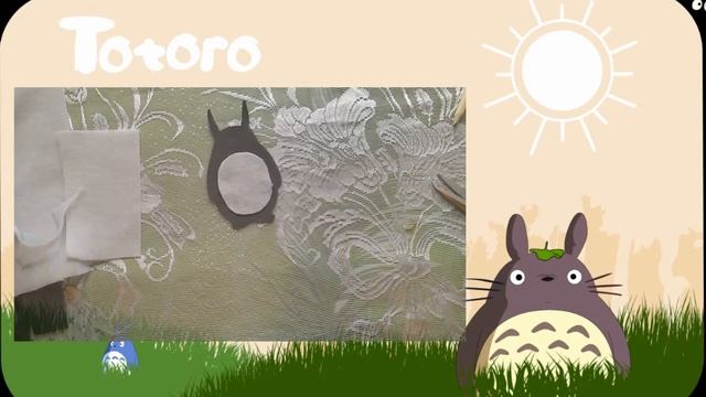 Diy из фетра.DIY Totoro.DIY Studio Ghibli.Тоторо из фетра. смотреть онлайн