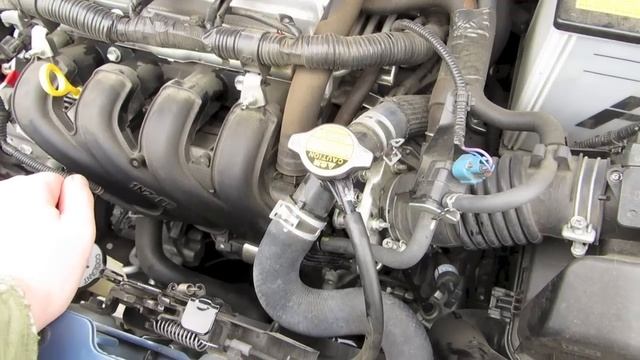 Coolant/AntiFreeze Flush/Fill (Yaris) 2-3 смотреть онлайн