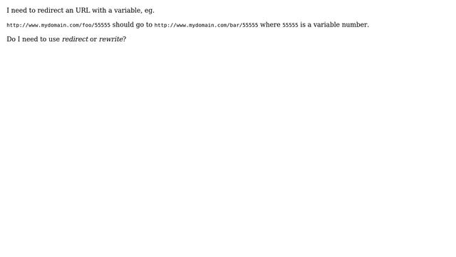 Apache: rewrite or redirect? смотреть онлайн
