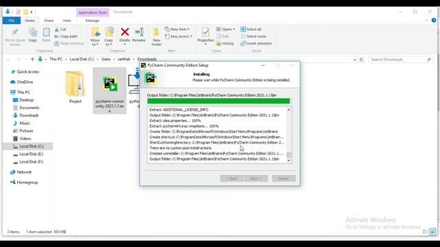 How to Install Pycharm on Windows 10 | Python 3.9 смотреть онлайн