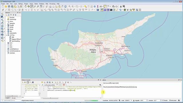 How to use offline maps in QGIS #QGIS смотреть онлайн