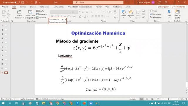 2021 Optimización 03 - Método del Gradiente смотреть онлайн
