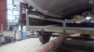 Лодочный прицеп своими руками. Переделка обычного бортового прицепа в лодочный. Вельбот 37. Velbot.