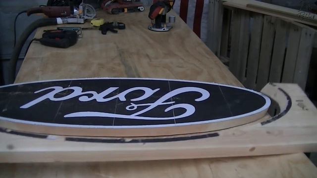 Handheld Router Project - Ford Sign смотреть онлайн