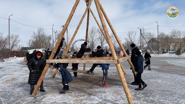 Наурыз-2022. Центральная площадь села Шарбакты смотреть онлайн